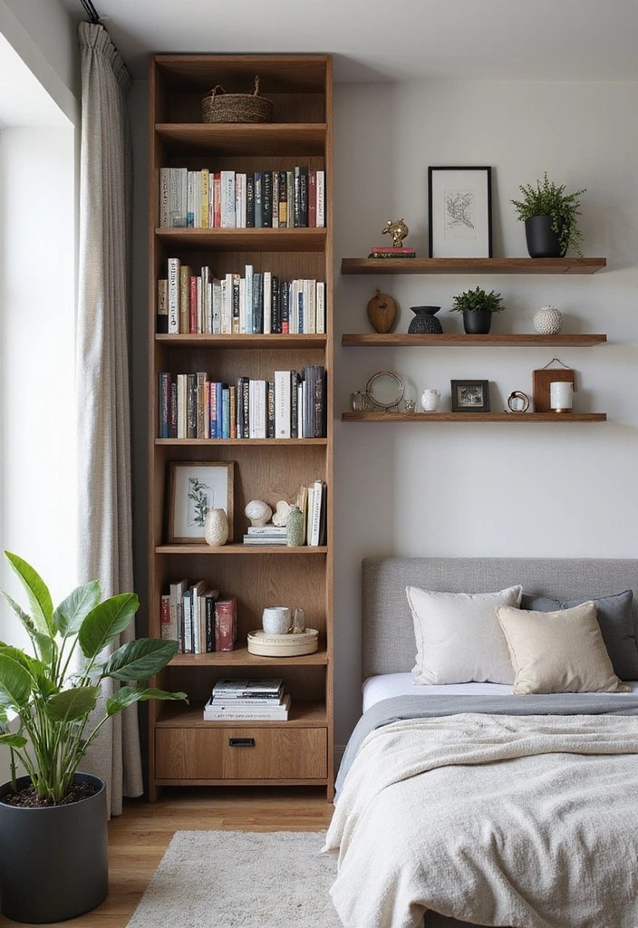 18 Studio Apartment Layouts That'll Make Your Tiny Space Feel Huge (#7 Is Like Magic!) - 3. Vertical Storage Solutions